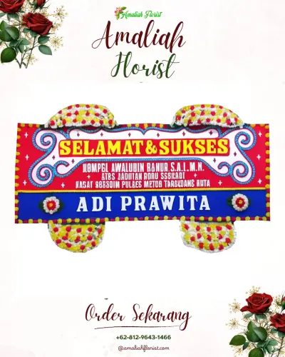 Karangan Bunga Ucapan Selamat di Sisarahili Sisambualahe