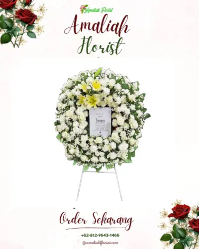 Krans Bunga Duka Cita di Sisarahili Sisambualahe
